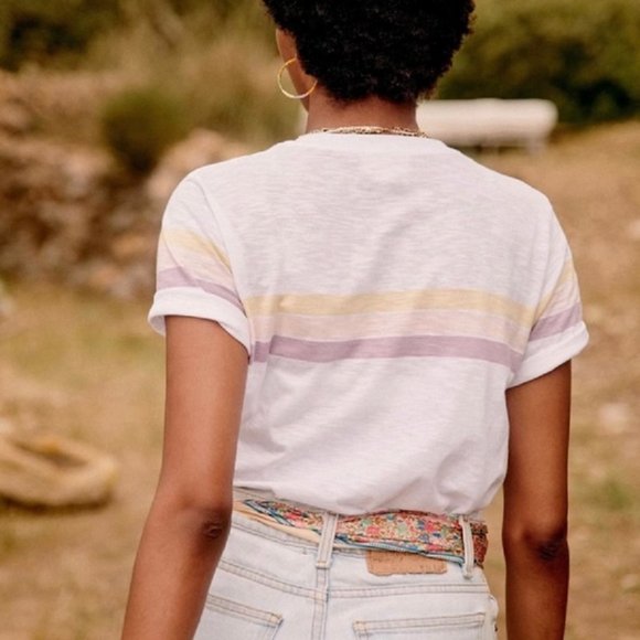 New Sezane Luke Striped Tee - Picture 3 of 4